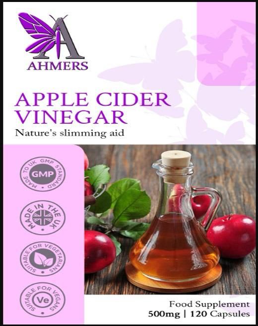 Apple Cider Vinegar   500mg ( 120 capsules )